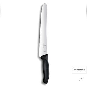 ❤️BUY 2 GET 1 FREE Victorinox Red ^ Black Professional Bread Knife 10.25"